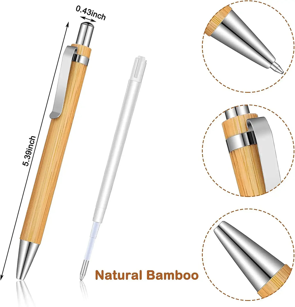 IDO-EMO High Quality Custom logo Promotional Gift Eco Pen Low Price Promotion Bamboo Wood Ballpoint Pens
