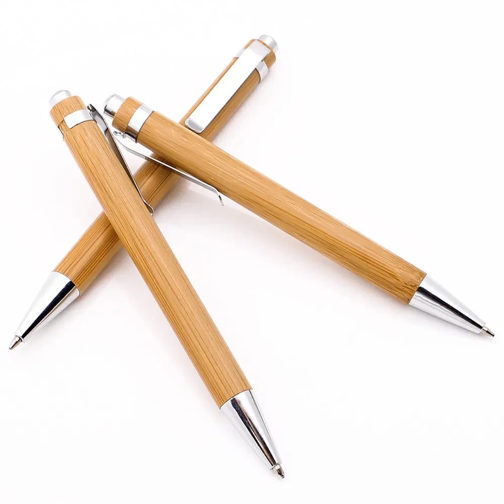 IDO-EMO High Quality Custom logo Promotional Gift Eco Pen Low Price Promotion Bamboo Wood Ballpoint Pens