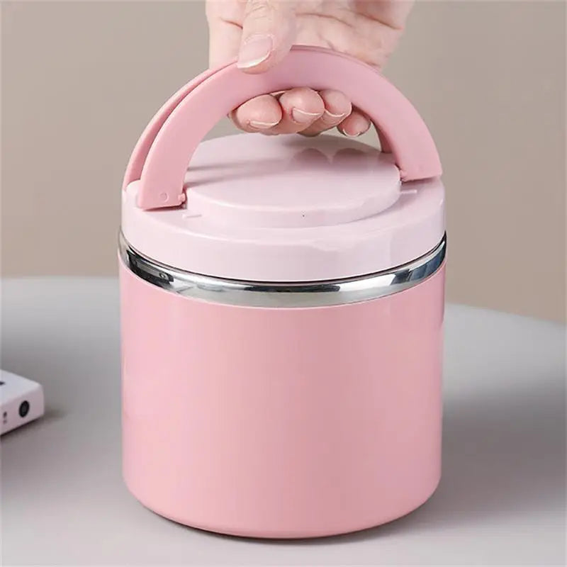 Soup Thermos Food Jar Insulated Lunch Container Bento Box for Cold and Hot Food Flask Stainless Steel Lunch Box With Handle
