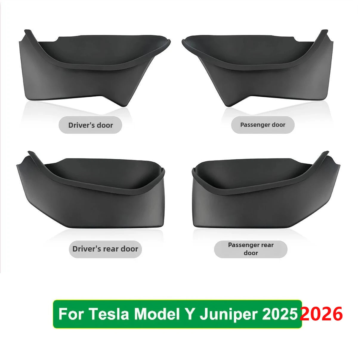 For Tesla Model Y Juniper 2025 Launch YL 2026 Door Side Storage Box Front Rear All-Inclusive Organizer Modification Accessories