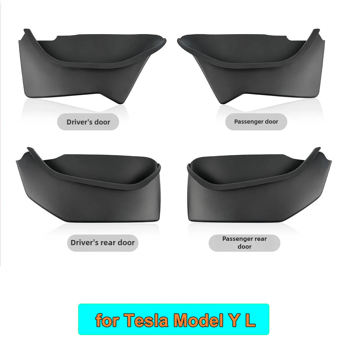 For Tesla Model Y Juniper 2025 Launch YL 2026 Door Side Storage Box Front Rear All-Inclusive Organizer Modification Accessories