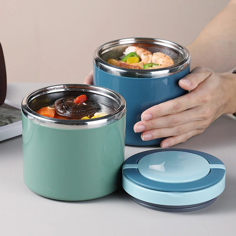 Soup Thermos Food Jar Insulated Lunch Container Bento Box for Cold and Hot Food Flask Stainless Steel Lunch Box With Handle