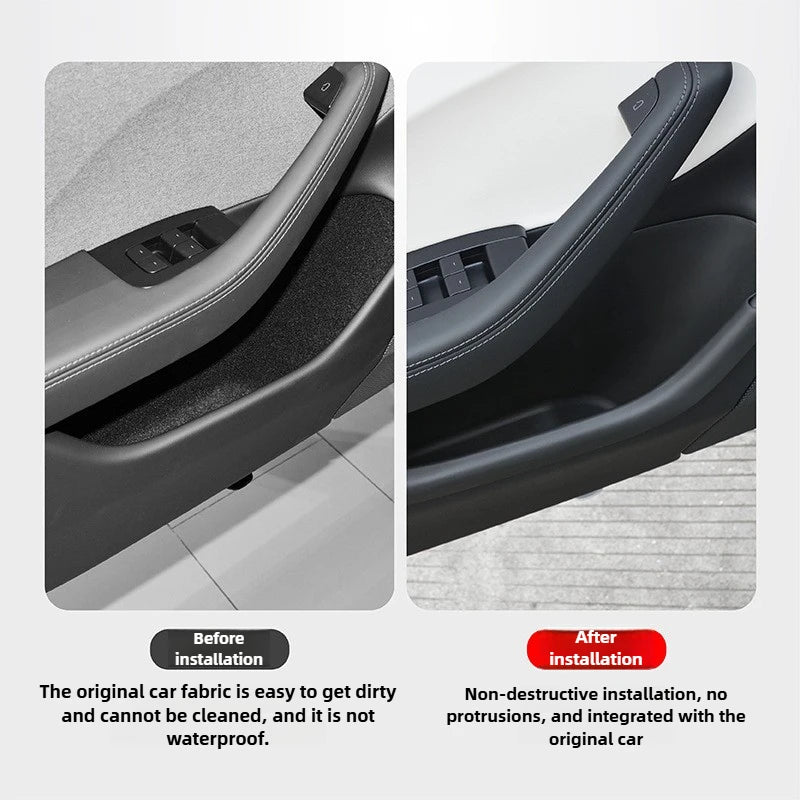 For Tesla Model Y Juniper 2025 Launch YL 2026 Door Side Storage Box Front Rear All-Inclusive Organizer Modification Accessories