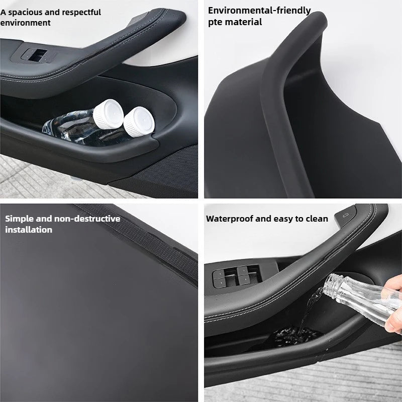 For Tesla Model Y Juniper 2025 Launch YL 2026 Door Side Storage Box Front Rear All-Inclusive Organizer Modification Accessories